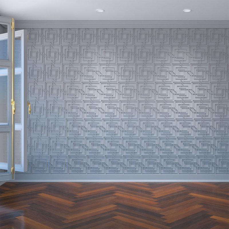 Panneau mural Norwood, H 11,375 po x l 11,375 po x P 0,375 po
