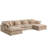 6 - Piece Chenille Sectional-1787956541