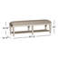 Haylee Polyester Blend Upholstered Storage Bench