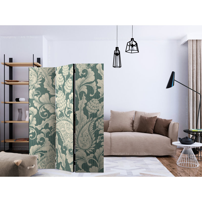 135cm W x 172cm H 3 - Panel Solid Wood Folding Room Divider