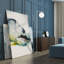 Reproduction d’art sur toile tendue « abstract terrain iii » par sisjaspe a