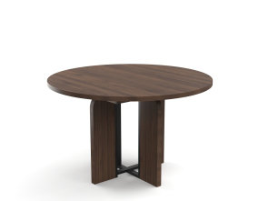 table de salle à manger ronde, Brun