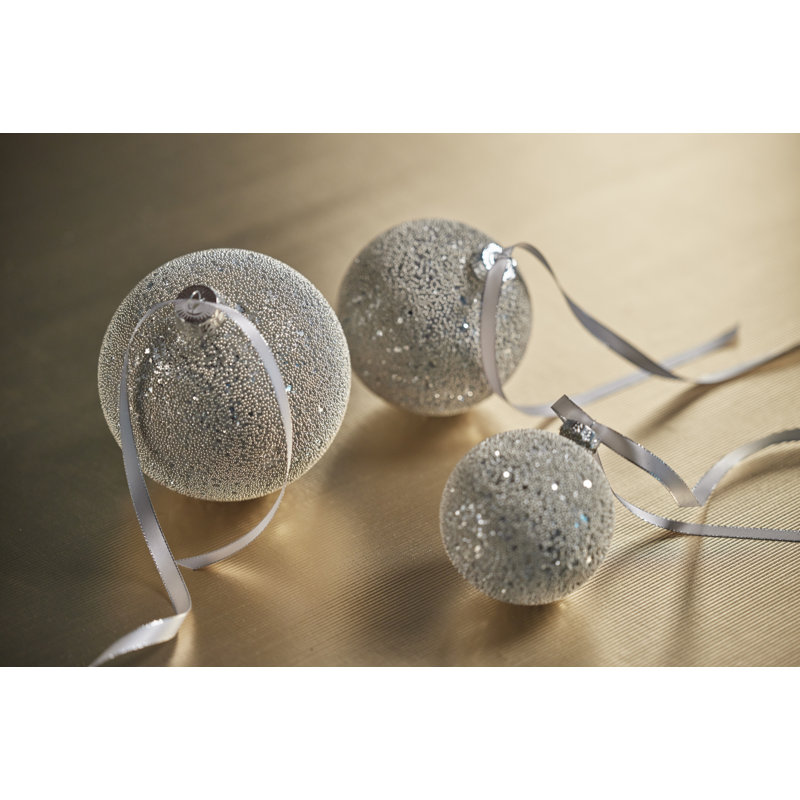 Ornement boule Hendrixson The Holiday Aisle®, Argent