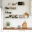 Floating Shelves Set Of 2, Wood Floating Shelves For Wall Mounted Shelf Picture Ledge Shelf Kids Bookshelf For Living Room Kitchen Bedroom Bathroom Books Photo Display Home Wall Decor-1931421529