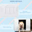 Niche moyenne pour chien - gris, imperméable, fonction de ventilation, abri mignon, facile à assembler à l'intérieur et à l'extérieur