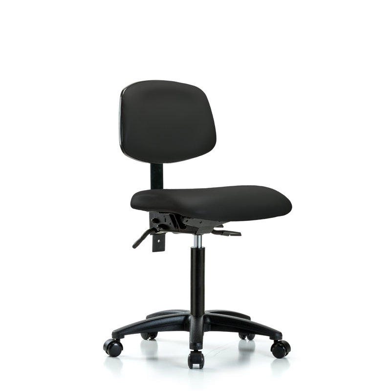 Akron Task Chair, Black, Casters, Not Included