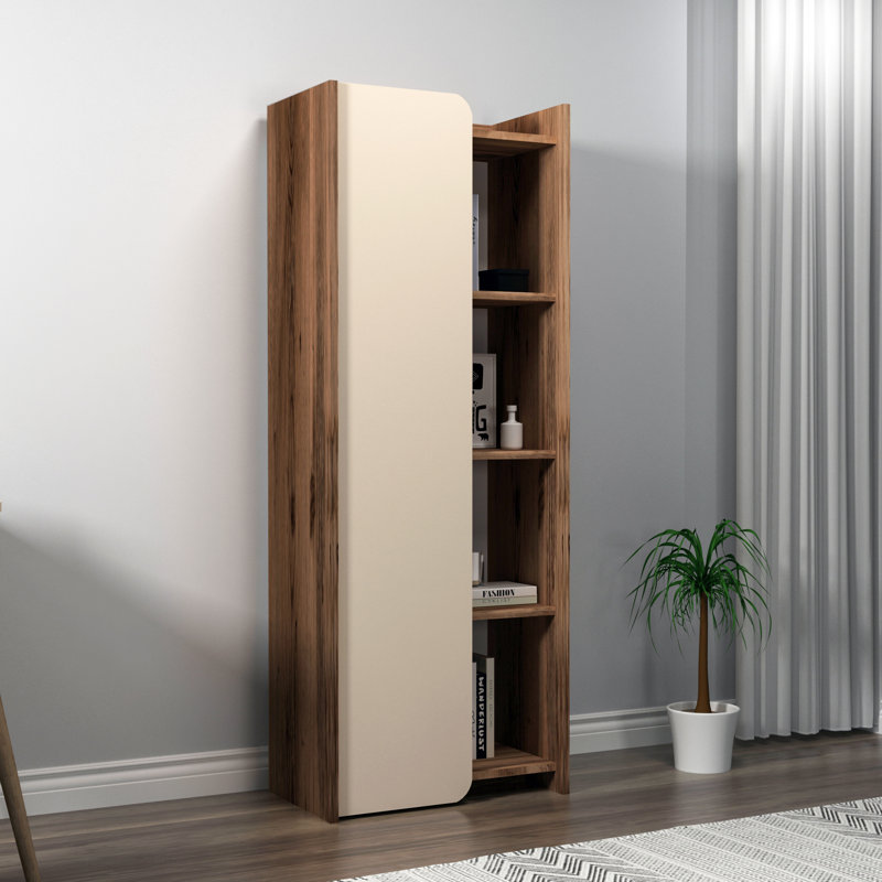 Adyline 160cm H x 60cm W Standard Bookcase