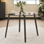 Table circulaire en verre trempé transparent de style moderne minimaliste (seulement les tables, pas de chaises)-1951566878-1951566875