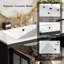 Meuble-lavabo moderne 30 po avec lavabo en céramique