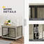 Dog Crate Furniture on Wheels for Medium Dogs