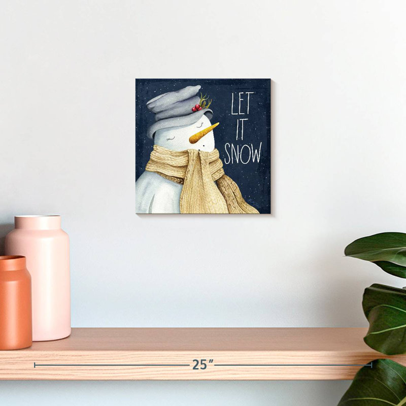 Bonhomme de neige Lelend Let It Snow, H 10 po x l 10 po