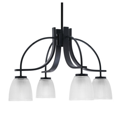 Lustre Cavella Light, avec éclairage de 5 po