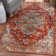 Tapis oriental rouge / orange