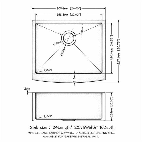 Dimensions du produit