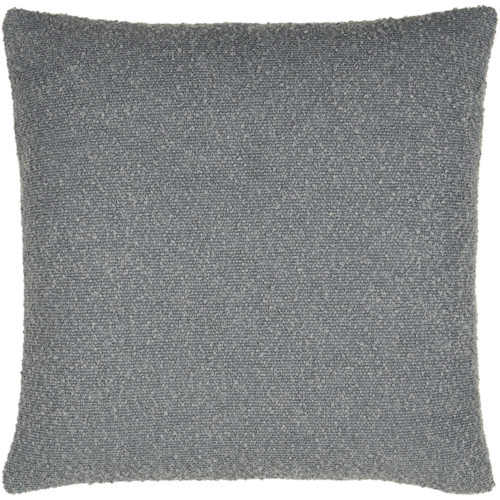 Amalfi Boucle Throw Pillow, Polyester/Polyfill, 20" x 20", Slate