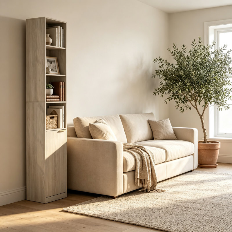 Bookcase, Oak Wood Effect