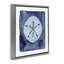 Dollar de sable blanc sur cadre flottant indigo, design par Patti Bishop-2129495747-2129495757