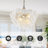 4-light Modern Glass Bubble Chandelier, 24"d-1765888439