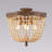 Chemise Wood Semi Flush Mount