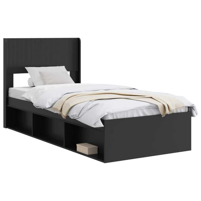 Bed, Black, Small Single (2'6)