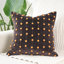 Velvet Brown with Pom Poms 2 Pillow Set