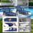 Oversized Outdoor Lounge Chair – HDPE All-Weather Chaise Lounge with 6 Positions, 500-LBS Capacity, Wheels, and Cup Holder for Deck, Poolside, or Backyard，Navy Blue-702459721