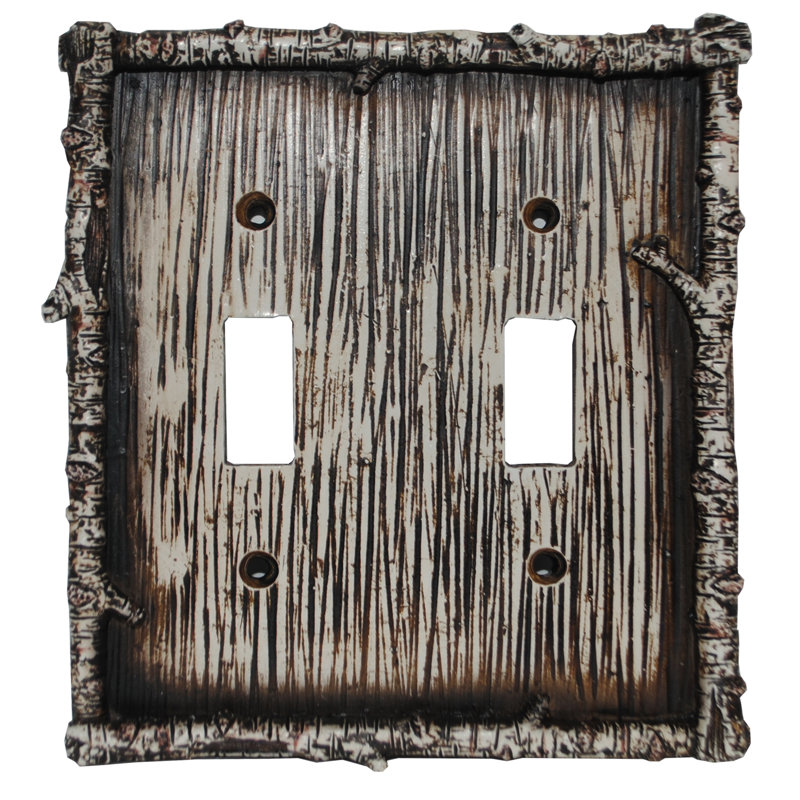 2-Gang Toggle Light Switch Wall Plate