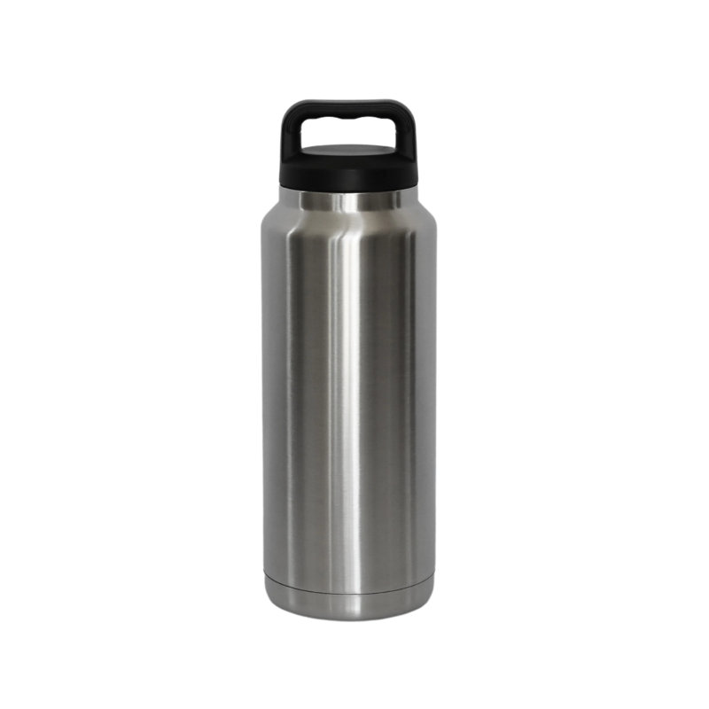 Créative 36 oz. Bouteille d'eau en acier inoxydable à double paroi, Argent
