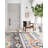 Wymond  Machine Washable Moroccan Area Rug Aztec Geometric Carpet With Non-Slip Backing-111815235