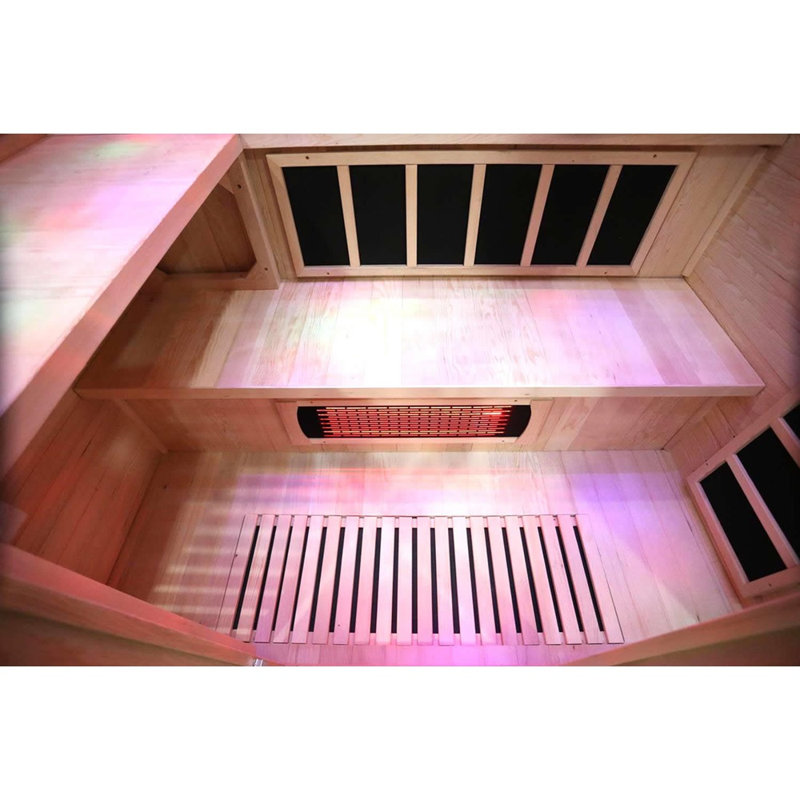 Vidalux 4-5 Person Solara Full Spectrum Sauna with Complete Heat