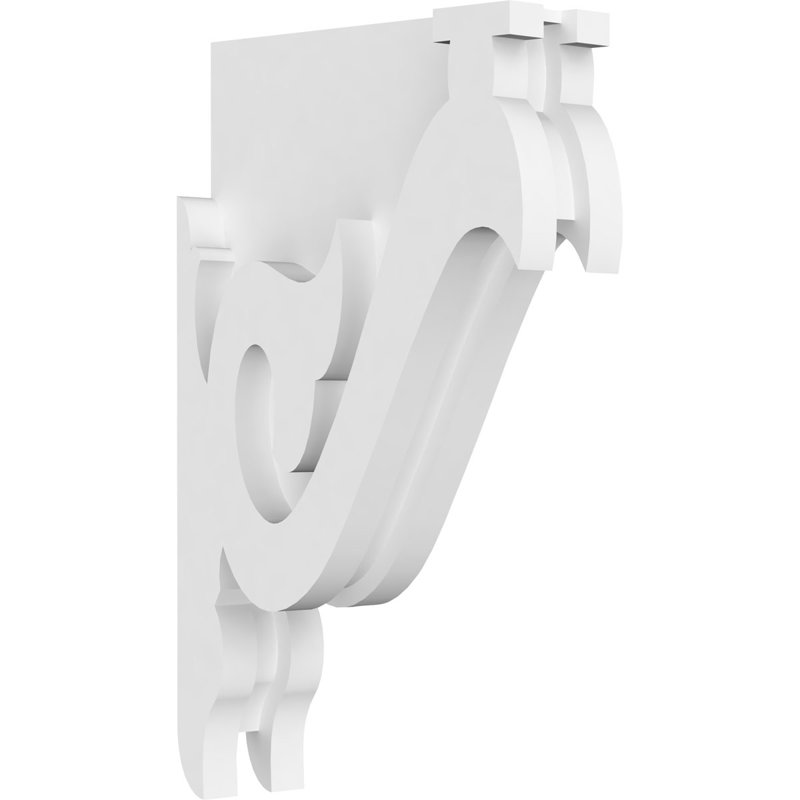 Corbeau en PVC de qualité architecturale Florence, H 10 po x l 6 po x P 1,875 po