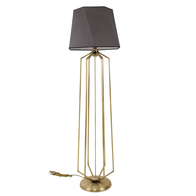 Leonardo 157cm Traditional Floor Lamp, Anthracite