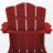 Wolak Foldable Outdoor Adirondack Chair-944077912