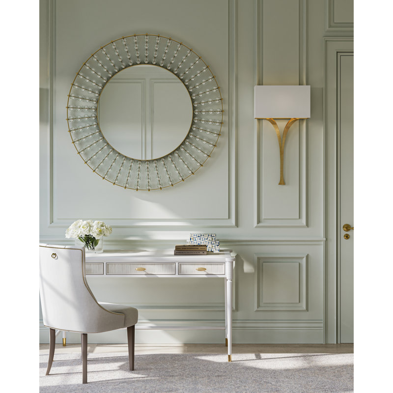 Calais Round Metal Wall Mirror
