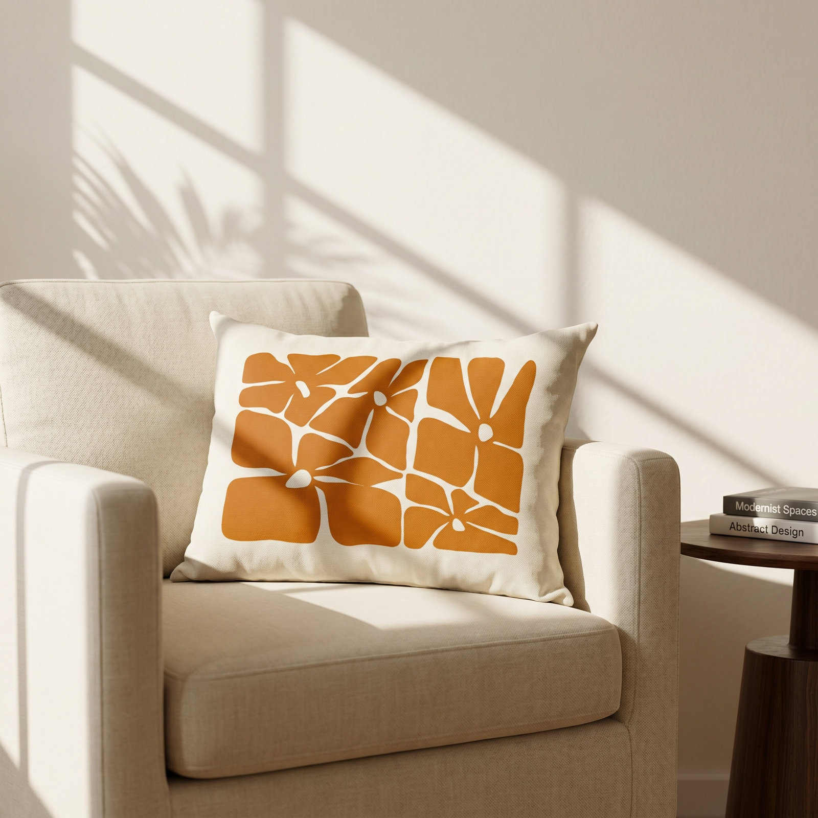 20" x 14" Throw Pillow, Orange