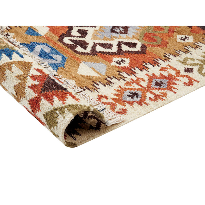 Shelstead Southwestern Wool Hand Woven Area Rug, Rectangle 200 x 300cm