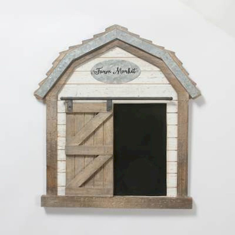 Tableau noir murale maison, 20 po x 19 po