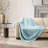 Duke Blue Long Fur Dual-Sided All Season 50x60" Throw-1332224382
