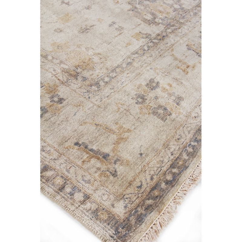 Antique Weave Oushak Wool Oriental Area Rug, Rectangle 8' x 10'