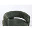 Chaise d'appoint moderne sculpturale avec structure intégrée et siège rembourré confortable, parfait pour les espaces de vie élégants.