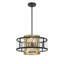 Soho - luminaire suspendu 4 lumières semi-encastré