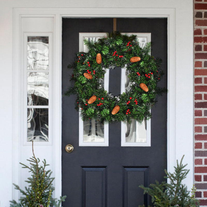 Faux Pine 2.4'' Wreath
