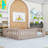 Full Wood Platform Bed With Guardrail-542431625
