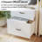 Jayger Industrial Bookcase with File Cabinet Drawers-2060273614-2059546082