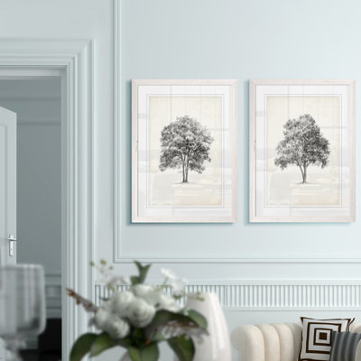 " Vintage Arbour Study I-Framed Set " by Antonyus Bunjamin (Abe) 2 - Pieces