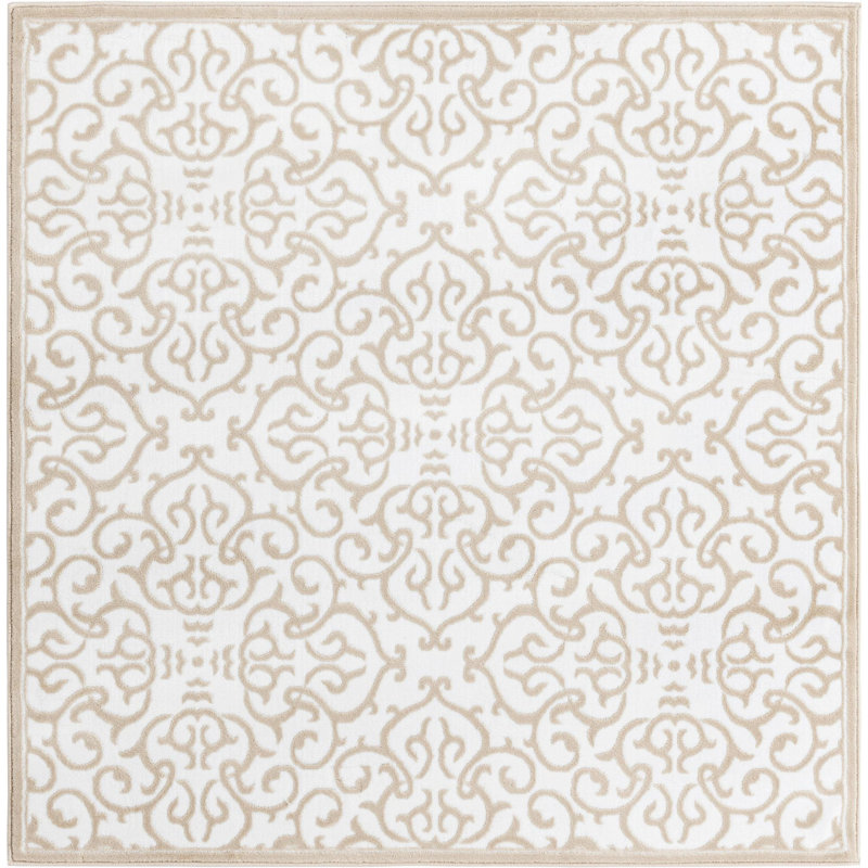 Whitting Oriental Indoor Rug, Square 5'3"