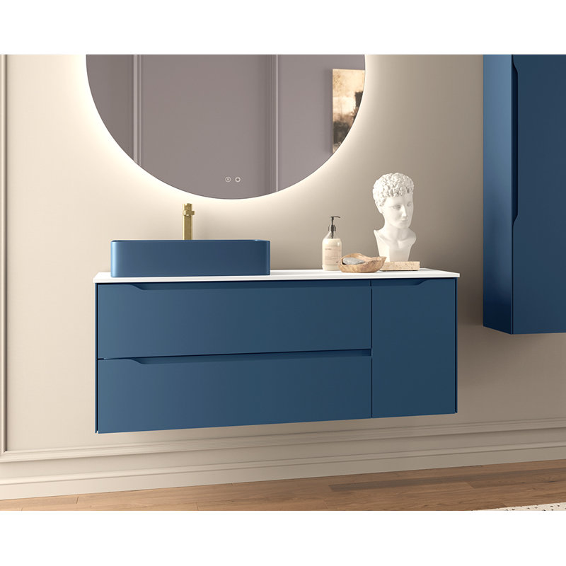 Base de meuble-lavabo simple Cenit 48 seulement, Bleu