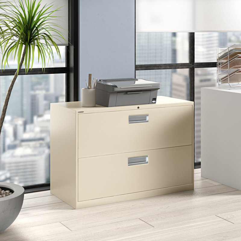 Brigade 2-Drawer Lateral Filing Cabinet, Putty