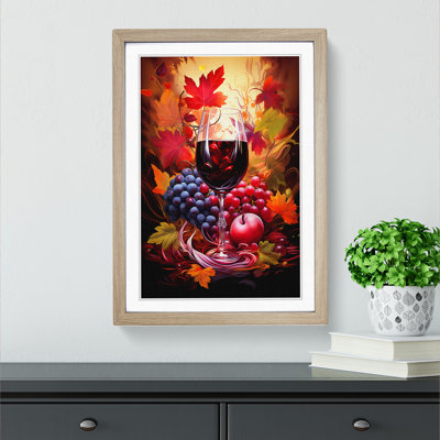 Wine Digital - Framed Print