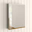Medina Single Door Aluminum Medicine Cabinet-27323656
